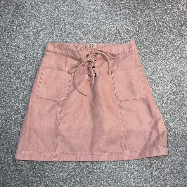 Hollister Co. Women's Mini Skirt - Pink - UK 6 on Productcaster.