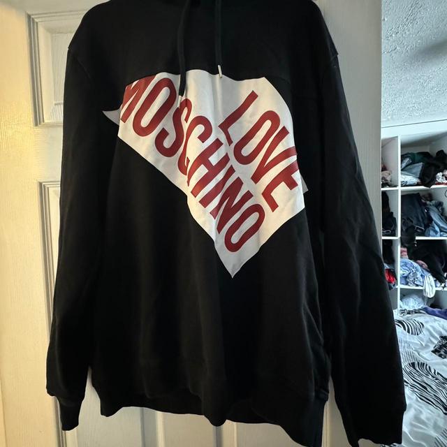 Love Moschino Men's Hoodie - Black - M on Productcaster.