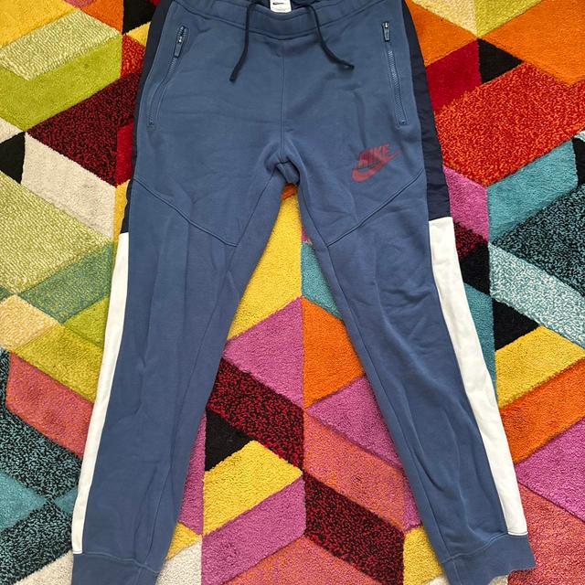 Nike Men's Sweatpants - Blue/Red - M on Productcaster.