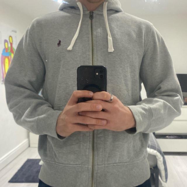 Polo Ralph Lauren Men's Hoodie - Grey - L on Productcaster.