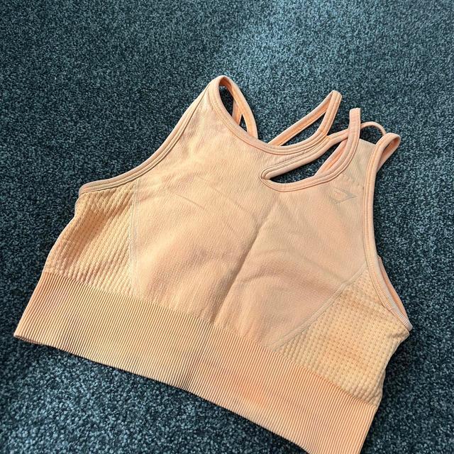 Gymshark Women's Crop top - Orange - S on Productcaster.