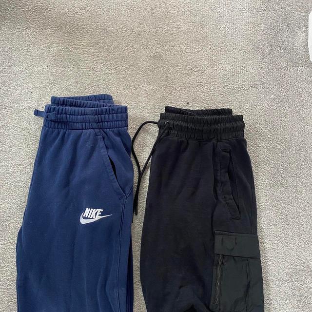 Nike Men's Sweatpants - Black/Navy - S on Productcaster.