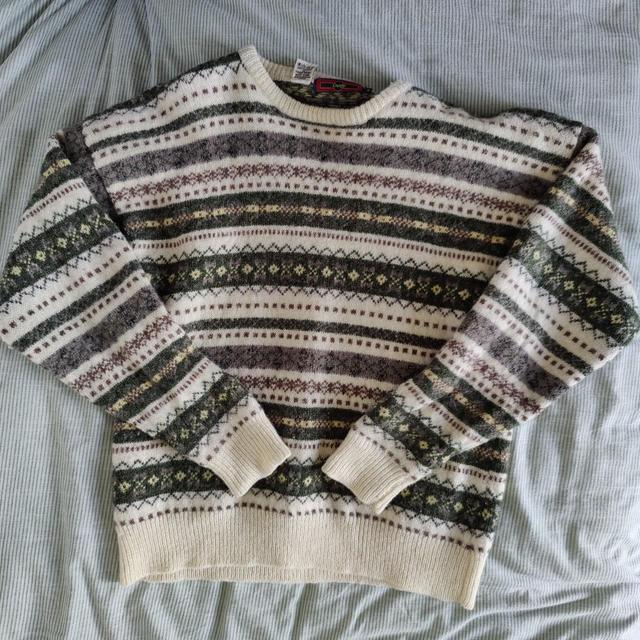 Men's Jumper - Cream - M on Productcaster.