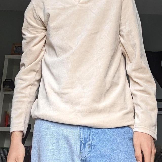 H&M Men's Jumper - Cream - M on Productcaster.