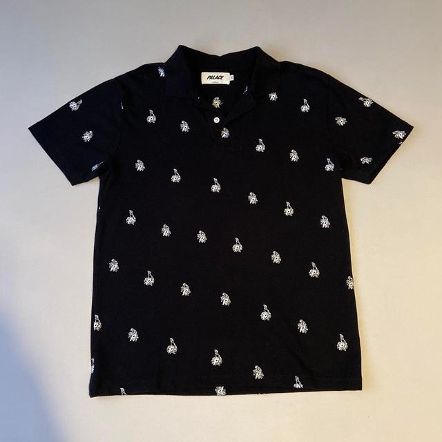 Palace Men's Polo shirt - Black - S on Productcaster.