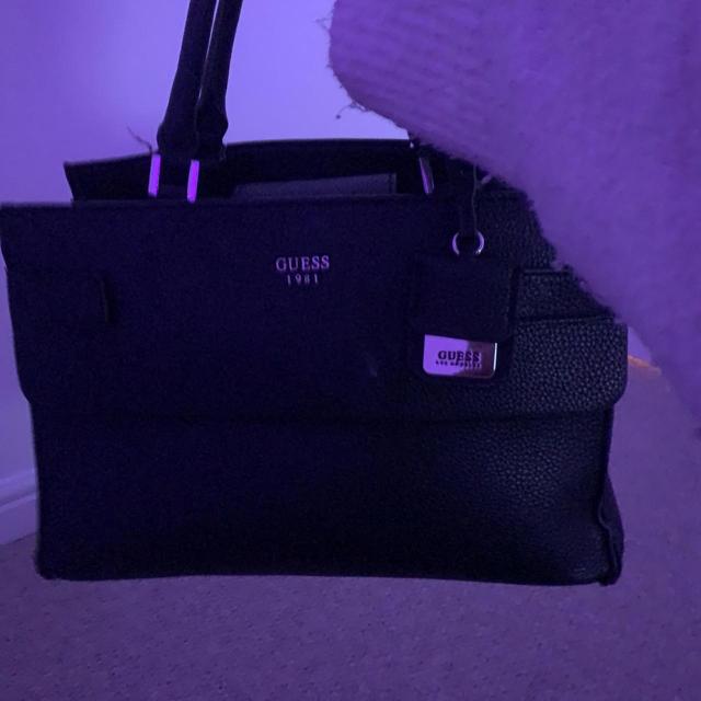 Guess Women's Bag - Black/Silver on Productcaster.