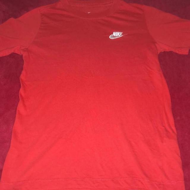 Nike Women's T-shirt - Red - S on Productcaster.