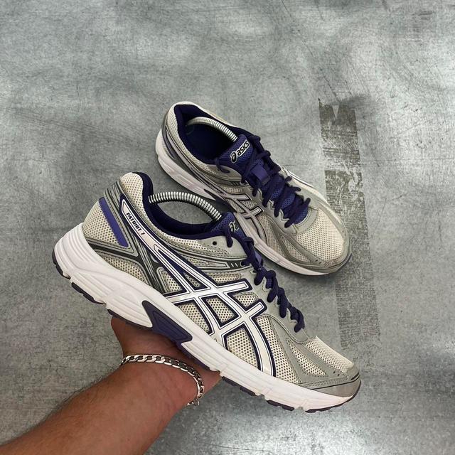 ASICS Men's Trainers - White/Purple - UK 7 on Productcaster.