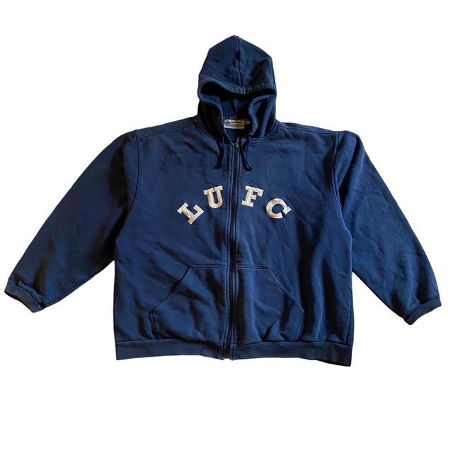 Leeds United F.C. Men's Hoodie - Blue/Navy - XXL on Productcaster.