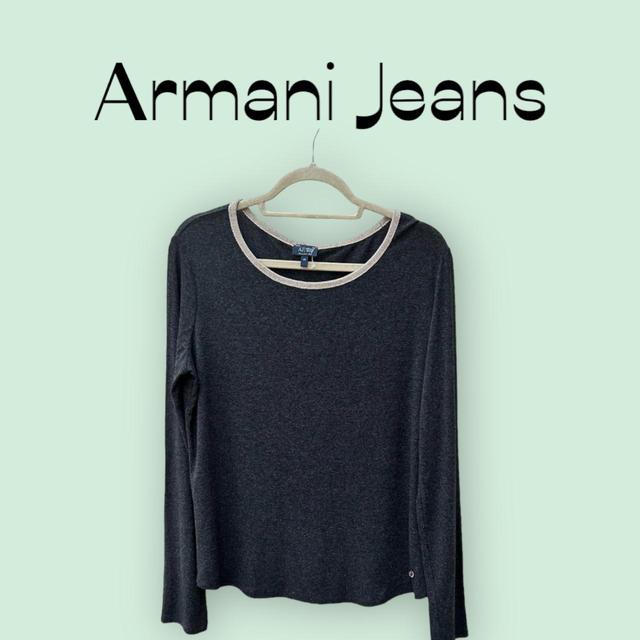 Armani Jeans Women's Jumper - Grey - 14 on Productcaster.