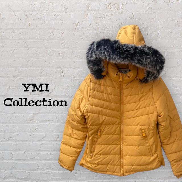 YMI Jeans Women's Puffer Jacket - Yellow - XL on Productcaster.