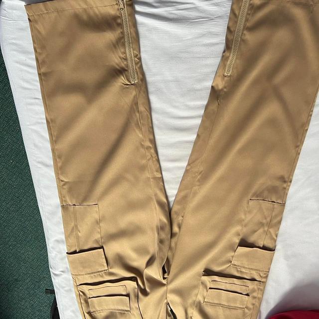 Men's Cargo Trousers - Tan - 34" on Productcaster.