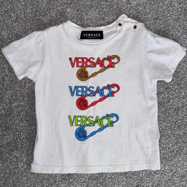 Versace Kids' T-shirt - White on Productcaster.