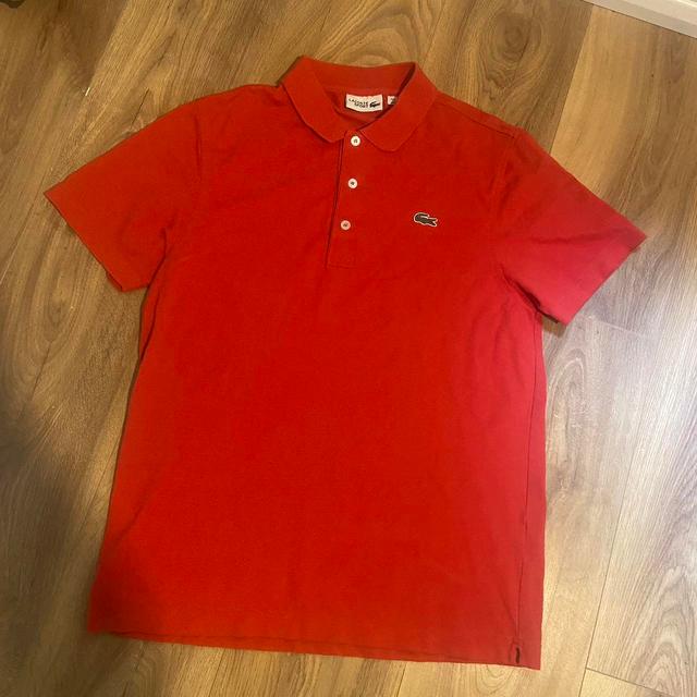 Lacoste Men's Polo shirt - Orange - M on Productcaster.