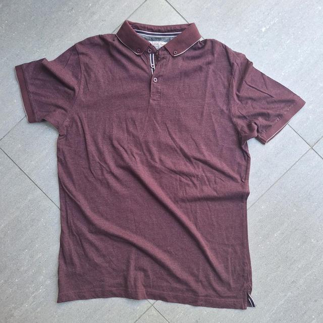 Men's Polo shirt - Burgundy - L on Productcaster.