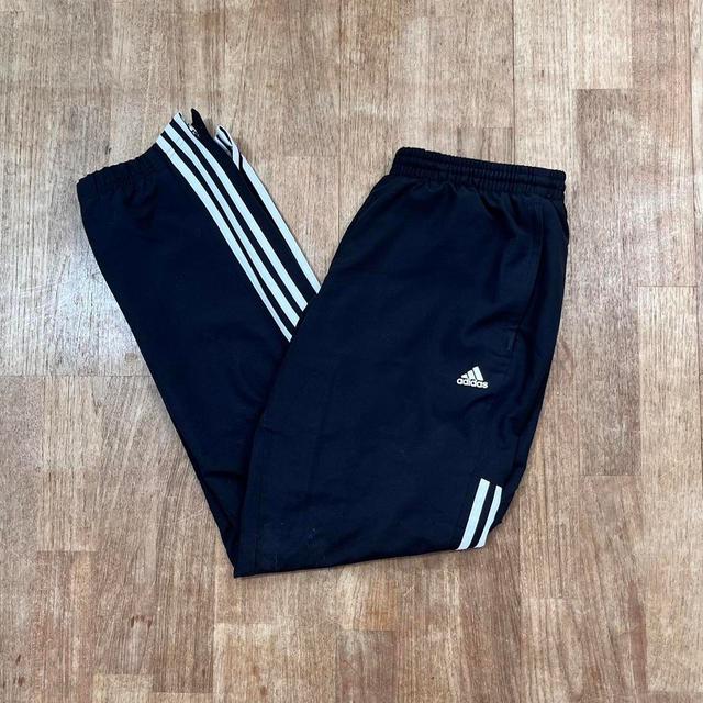 Adidas Men's Sweatpants - Black/White - L on Productcaster.