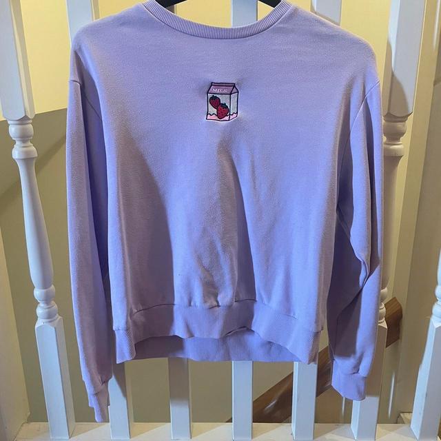 Women's Sweatshirt - Pink/Purple - 10 on Productcaster.