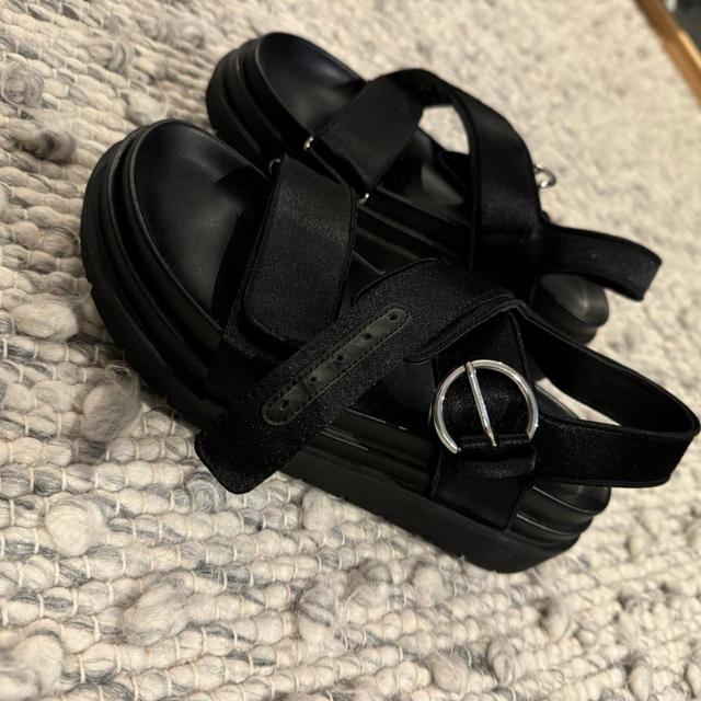 Zara Women's Sandals - Black - UK 4 on Productcaster.