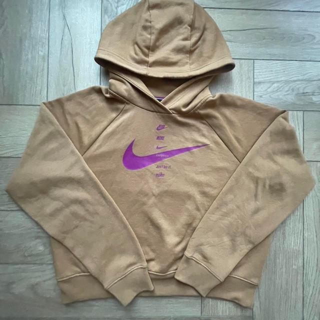 Nike Women's Hoodie - Tan - S on Productcaster.