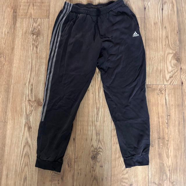 Adidas Men's Sweatpants - Black/Grey - L on Productcaster.