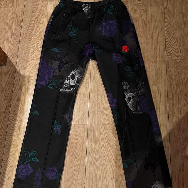 Yohji Yamamoto Men's Trousers - Black/Purple - XS on Productcaster.