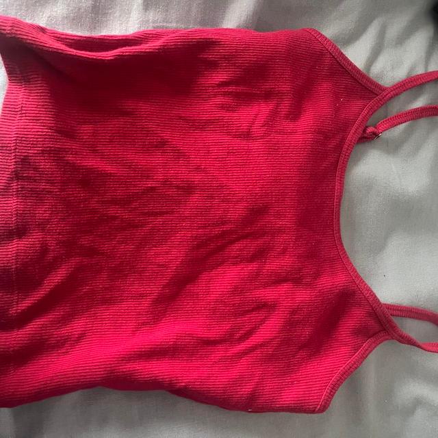 Hollister Co. Women's Crop top - Red - XS on Productcaster.