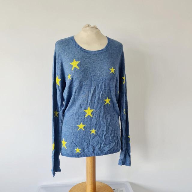 Hush Women's Jumper - Yellow/Blue - 10 on Productcaster.