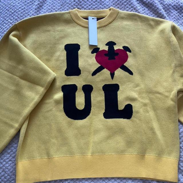 Unknown London Men's Jumper - Yellow - L on Productcaster.