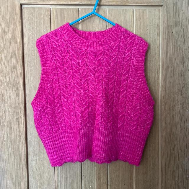 Zara Women's Jumper - Pink - M on Productcaster.