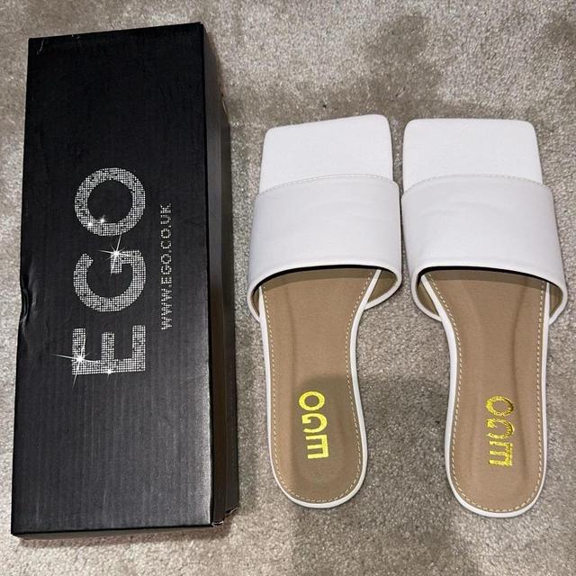 EGO Women's Sandals - White - UK 6 on Productcaster.