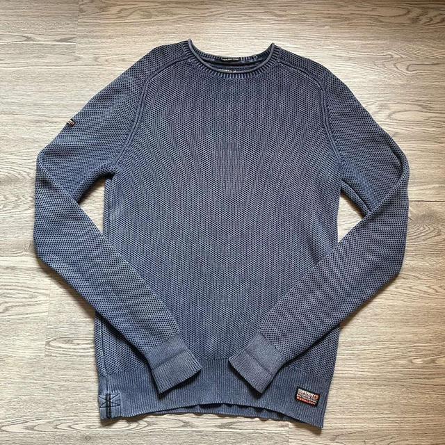 Superdry Men's Jumper - Blue - L on Productcaster.