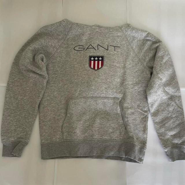 GANT Men's Hoodie - Grey - S on Productcaster.