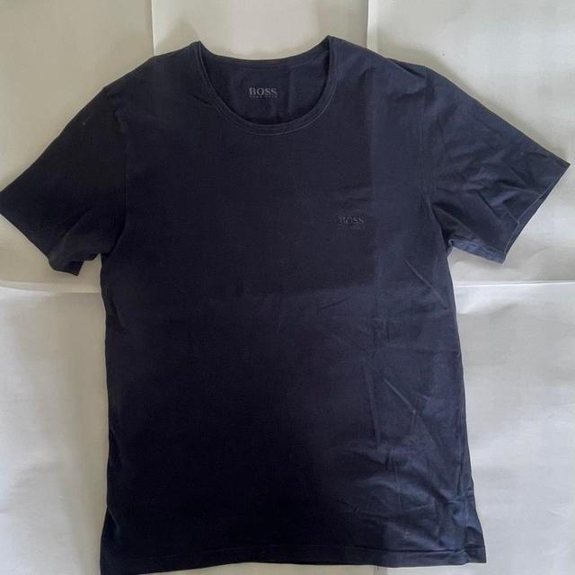 Hugo Boss Men's T-shirt - Navy/Blue - L on Productcaster.