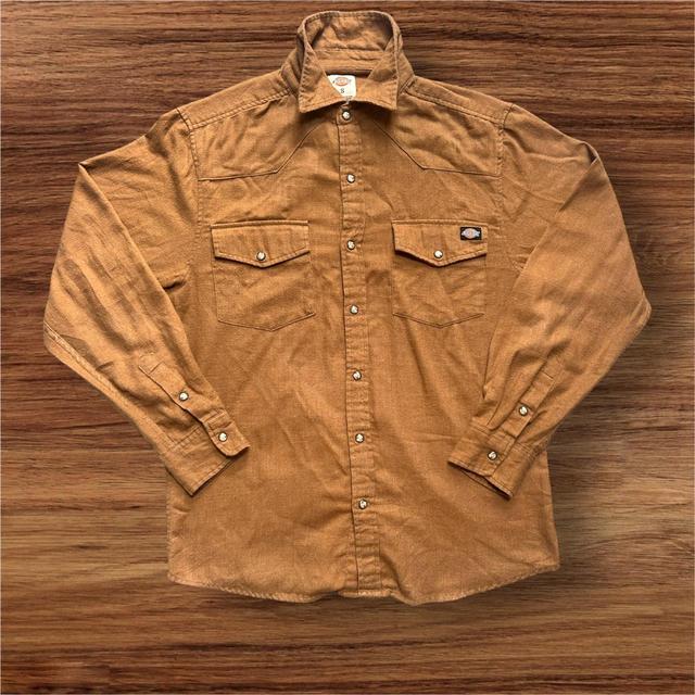 Dickies Men's Lightweight Jacket - Brown/Tan - S on Productcaster.