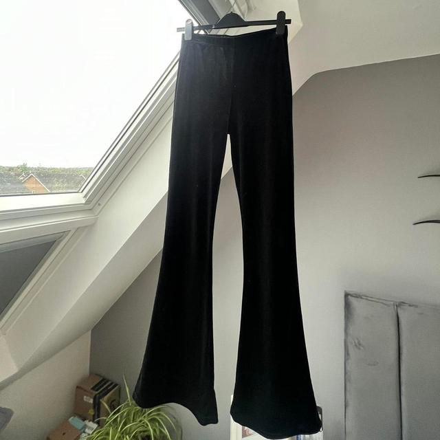 Topshop Women's Flare Trousers - Black - UK 10 on Productcaster.