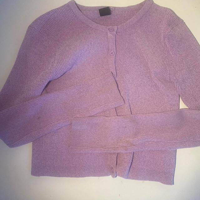 Urban Outfitters Women's Cardigan - Purple/Pink - S on Productcaster.