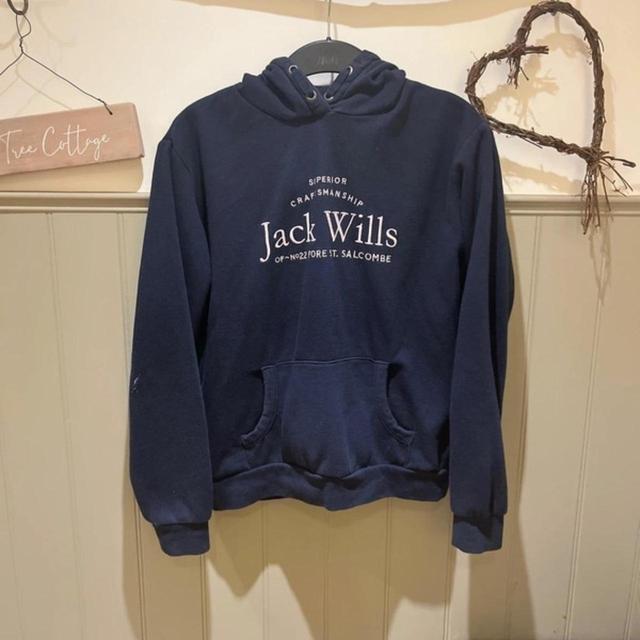 Jack Wills Women's Hoodie - Navy/Blue - 8 on Productcaster.