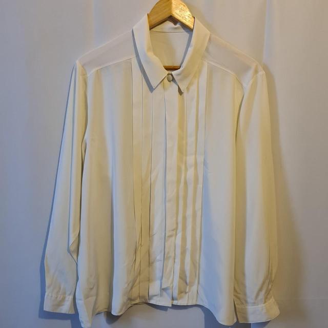 St Michael Women's Blouse - Cream - 16 on Productcaster.