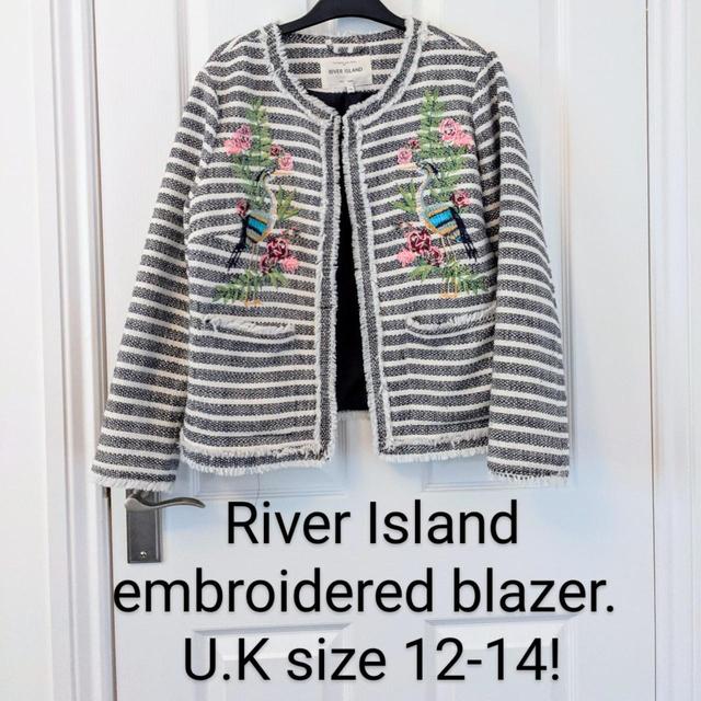 River Island Women's Blazer Jacket - Pink - M on Productcaster.