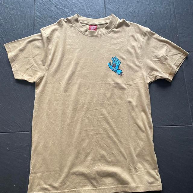 Santa Cruz Men's T-shirt - Tan - S on Productcaster.