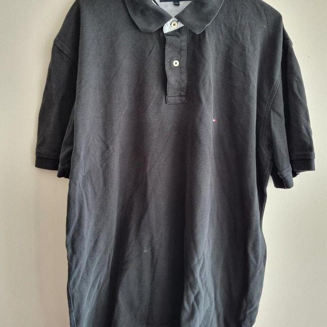 Tommy Hilfiger Men's Polo shirt - Black - XL on Productcaster.