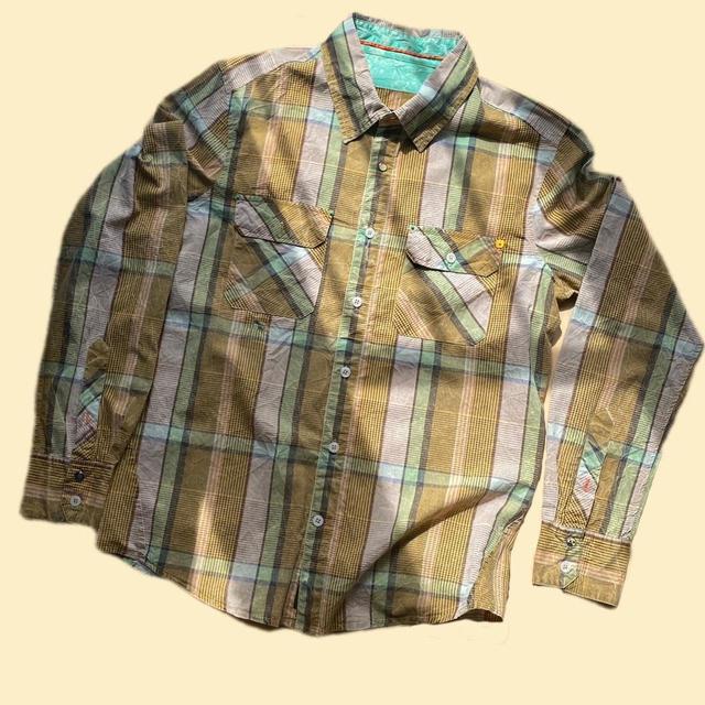 Oakley Men's Shirt - Multi/Green - M on Productcaster.