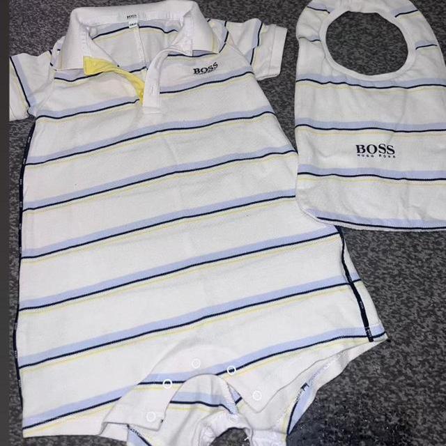 BOSS Kids Suit - White - 12-18 months on Productcaster.