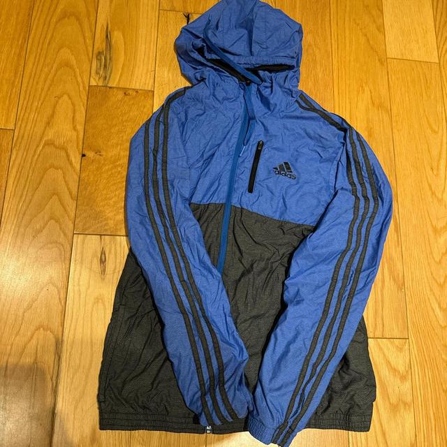 Adidas Originals Men's Lightweight Jacket - Blue/Black - M on Productcaster.