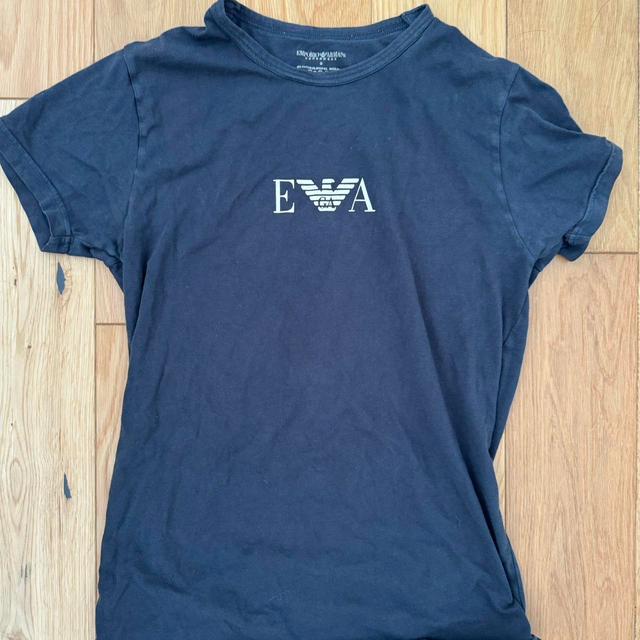 Emporio Armani Men's T-shirt - Navy - S on Productcaster.