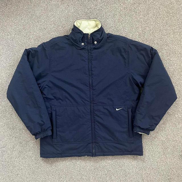 Nike Men's Polyester Jacket - Navy - M on Productcaster.