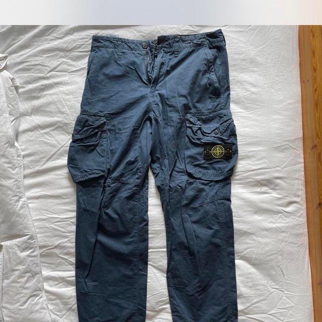 Stone Island Men's Sweatpants - Navy/Blue - M on Productcaster.