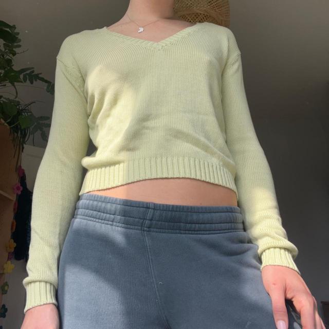 Brandy Melville Women's Jumper - Green - S on Productcaster.