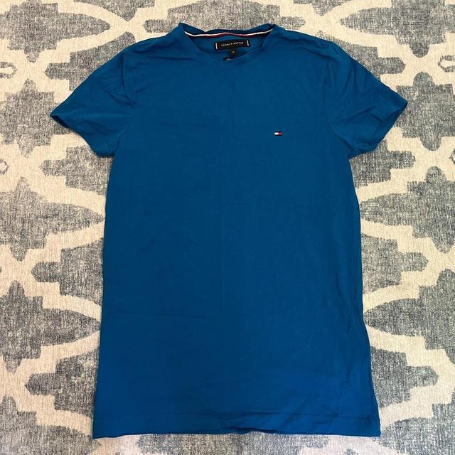 Tommy Hilfiger Men's Shirt - Blue - XS on Productcaster.