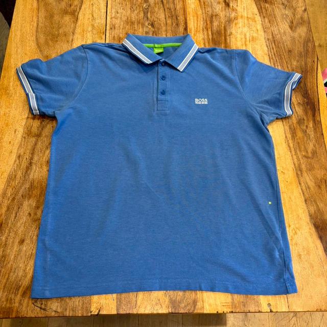 Hugo Boss Men's Polo shirt - Blue - XL on Productcaster.